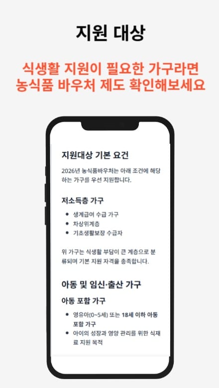 농식품바우처 정보 가이드